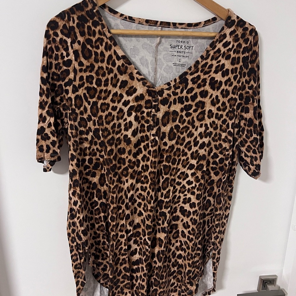 Torrid Leopard Print Top